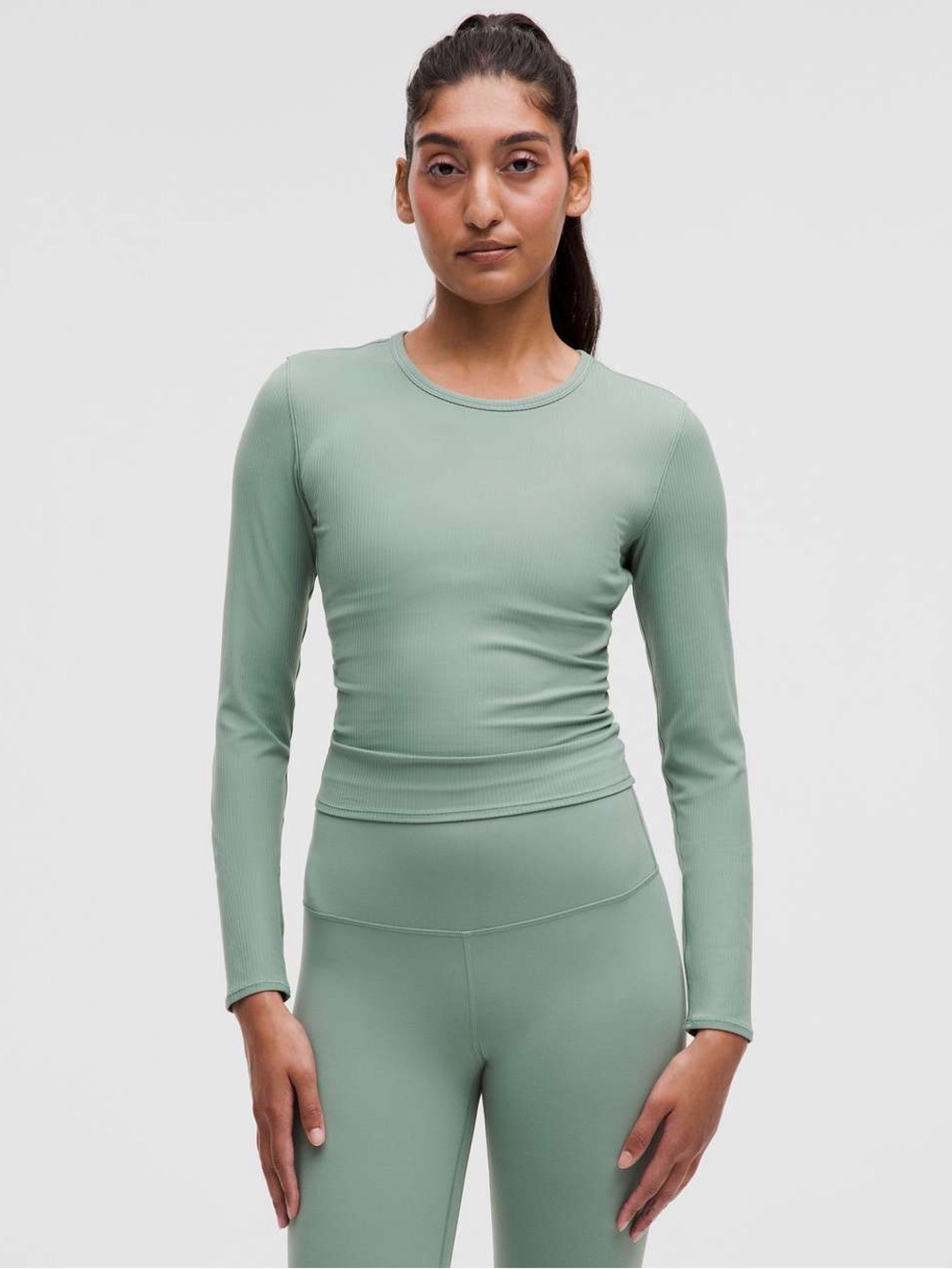 Lululemon All It Takes Back-Twist Ribbed Long-Sleeve Shirt